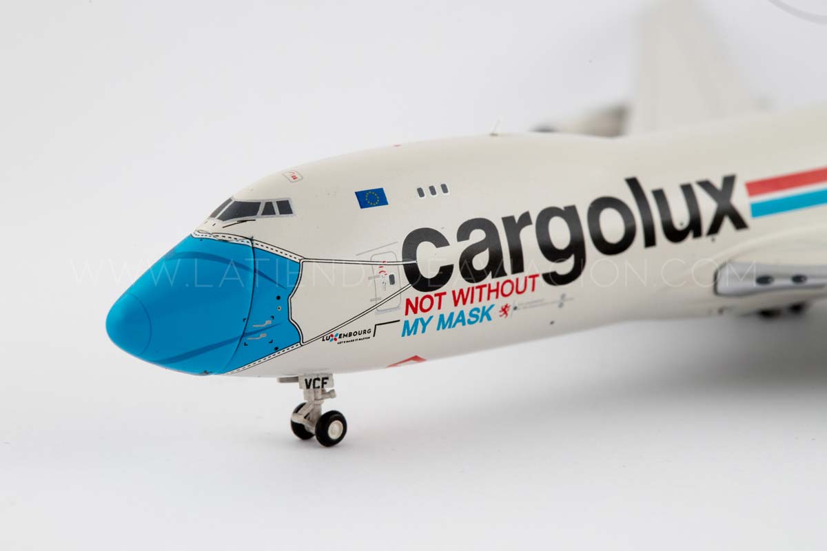 Cargolux Boeing B747-8F LX-VCF GeminiJets GJCLX1954 Modelo a