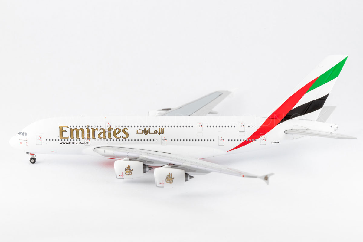 Emirates Airline Airbus A380 800 A6 Euv Geminijets Gjuae2054 Modelo A