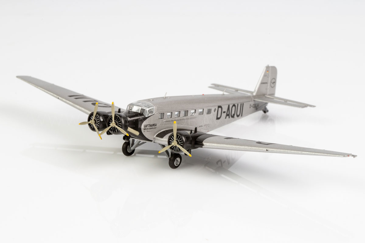 Lufthansa Junkers JU-52 Herpa HE019040 Modelo a escala 1:160 - La