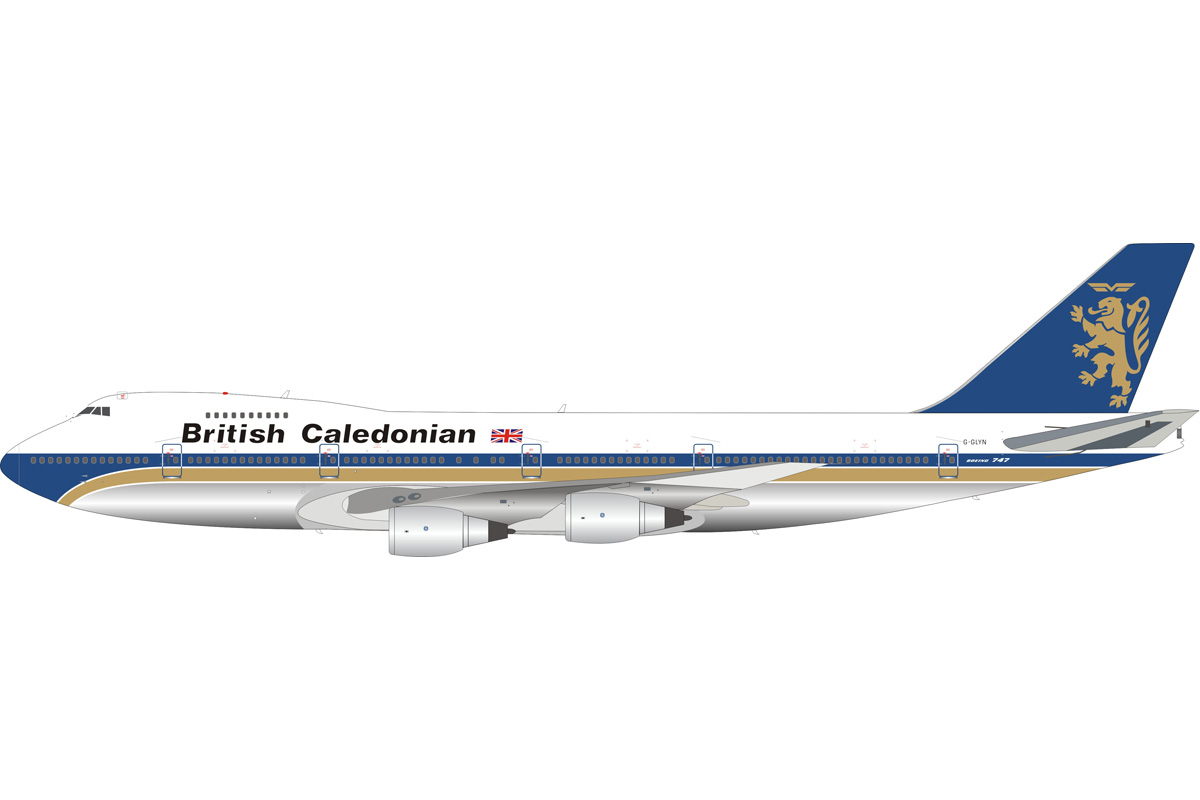 InFlight200 BOEING 747-200 BRITISH CALEDONIAN G-GLYN 
