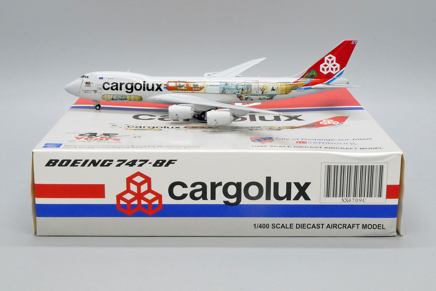 Cargolux Boeing 747-8F interactivo LX-VCM JC Wings JC4CLX709C